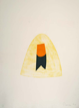 1984, calcografia, 70 x 100 cm, nero, giallo, arancione, 1/1