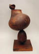 Sculpture 1970,
wood (oak, rosewood), 70 × 52 × 37 cm,
base, 5 × 29.5 × 29.5 cm
