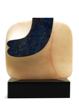 Sculpture 1984,
Portuguese pink marble, Afghan lapis lazuli, 22 × 24 × 14 cm, 
base, Belgian black marble, 6 × 20.5 × 10 cm